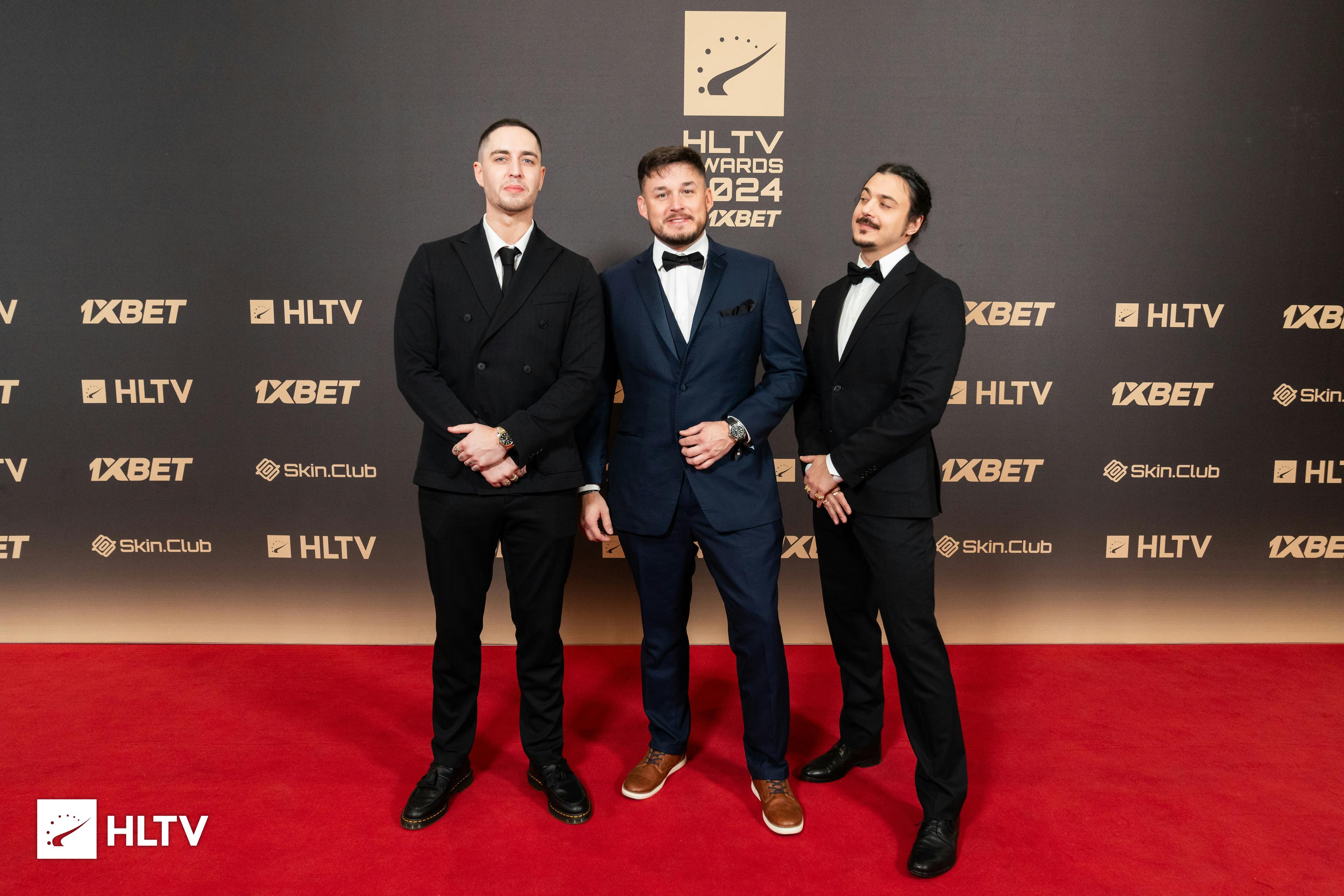 Pala, stunna, HenryG at HLTV Awards 2024