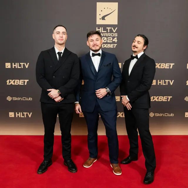 Pala, stunna, HenryG at HLTV Awards 2024